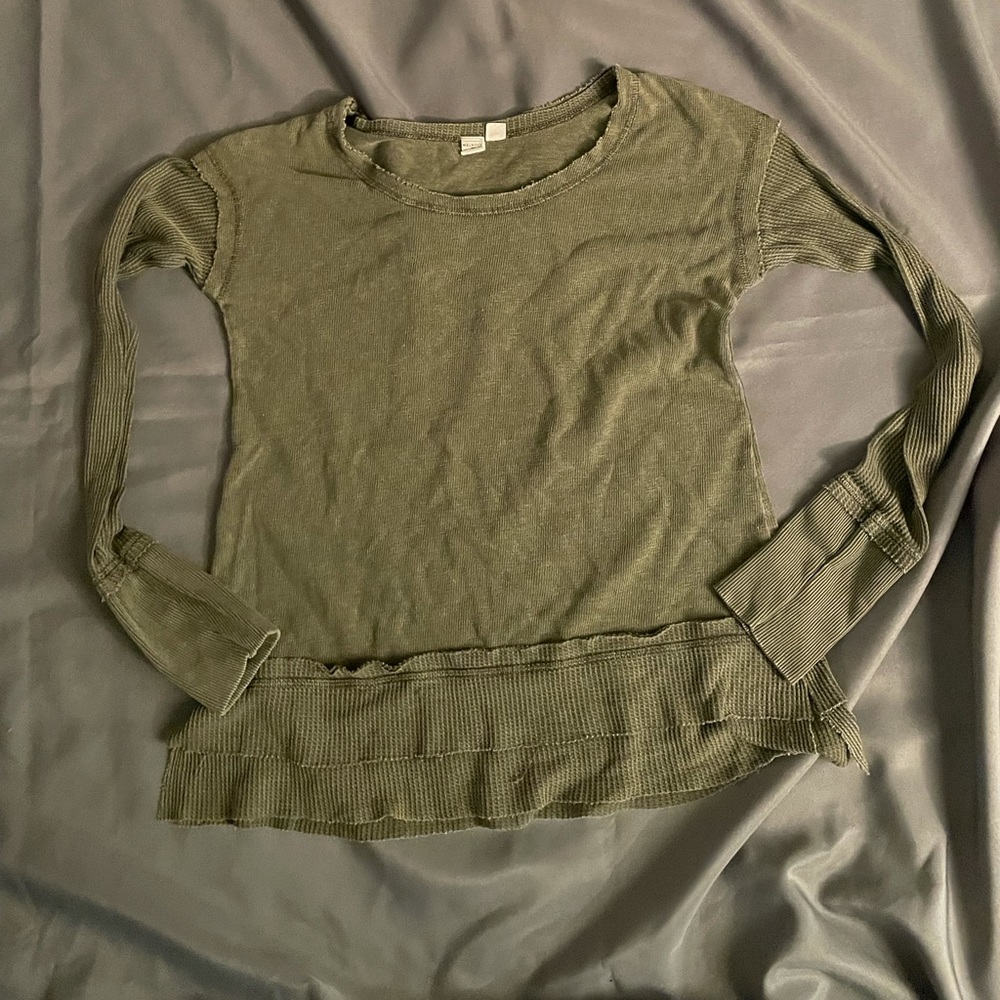 Boutique cotton long sleeve shirt size Small